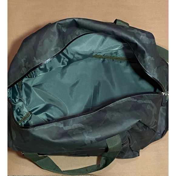 Duchamp Bags Duchamp Rubberized Camo Green Duffle Bag Poshmark